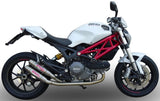 Complete Catalytic Exhaust System With Sound Certification Deeptone Stainless Steel - Gpr Compatible With Ducati Monster 796 (2010-2014)