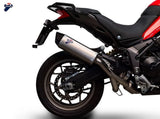 Exhaust Tip Without Sound Certification Force Titanium Aluminium Cap - Termignoni Compatible With Ducati Multistrada 950 (2016-2019)
