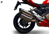 Dual Exhaust System With Sound Certification Force Titanium Carbon Cap - Termignoni Compatible With Ducati Panigale 959 (2016-2019)