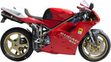 Dual Exhaust System With Sound Certification Furore Aluminium Black - Gpr Compatible With Ducati 916 - Sp - Sps - Racing - Senna (1994-1999)
