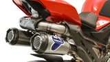 Complete Exhaust System Without Sound Certification Gp2R-Rht Titanium Carbon Cap - Termignoni Compatible With Ducati Panigale V4 (2018-2021)