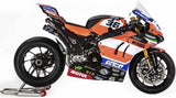 Complete Exhaust System Without Sound Certification Wsbk Replica Full Titanium Black Carbon Cap - Termignoni Compatible With Ducati Panigale V4 (2018-2023)
