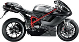 Dual Exhaust System With Sound Certification Furore Aluminium Black - Gpr Compatible With Ducati 848 (2007-2013)