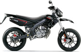Exhaust Tip With Noise Certification Furore Aluminium Black - Gpr Compatible With Derbi Senda Drd 125 R - Sm (2009-2013)