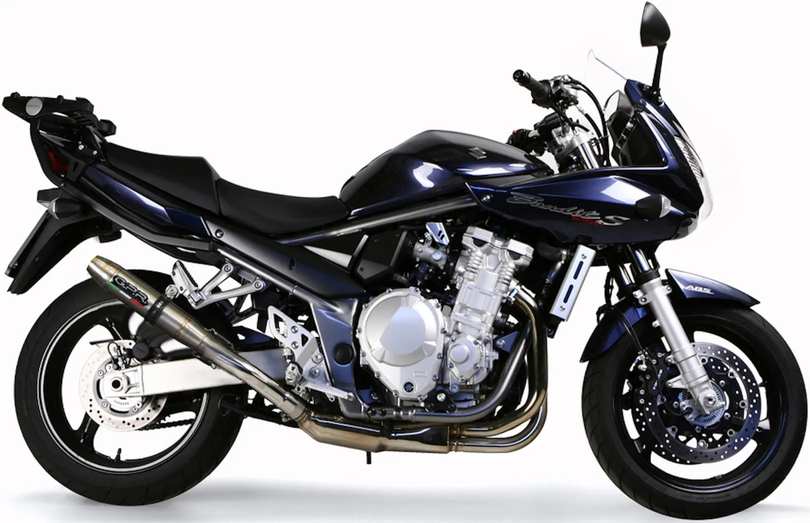 Exhaust Tip With Noise Certification Deeptone Stainless Steel - Gpr Compatible With Suzuki Gsf 1250 Bandit - S (2007-2012)