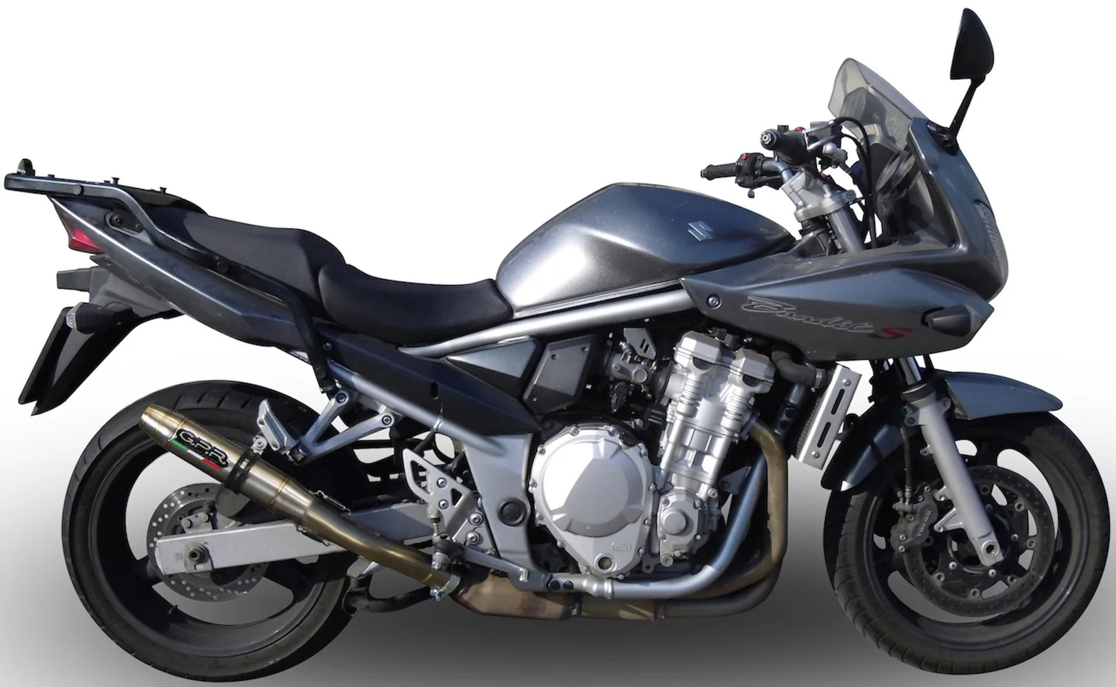 Exhaust Tip With Noise Certification Deeptone Stainless Steel - Gpr Compatible With Suzuki Gsf Bandit 650 - S (2007-2014)