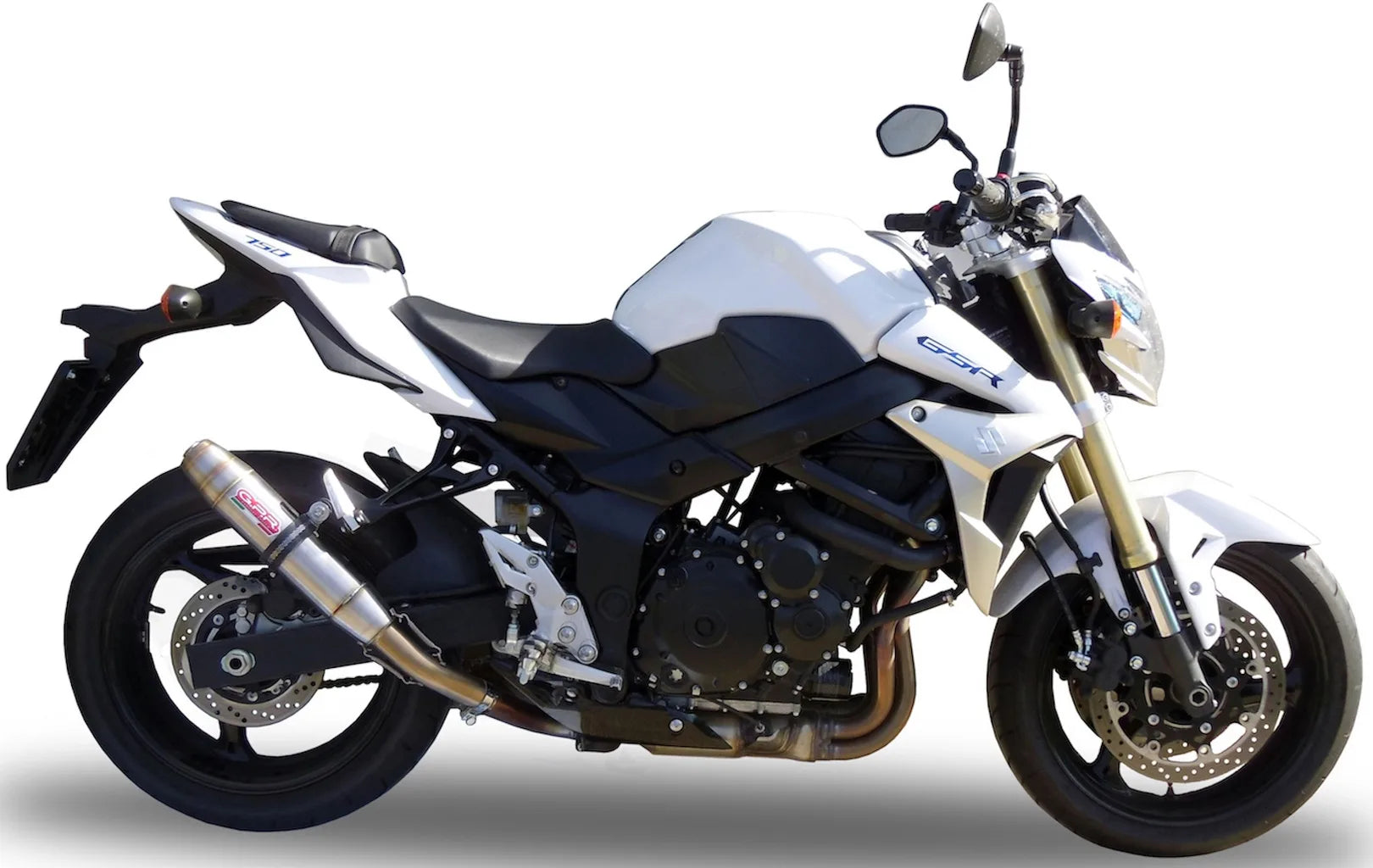 Exhaust Tip With Noise Certification Deeptone Stainless Steel - Gpr Compatible With Suzuki Gsr 750 (2011-2015)