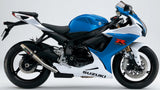 Exhaust Tip With Noise Certification Deeptone Stainless Steel - Gpr Compatible With Suzuki Gsx-R 750 K8 (2008-2010)