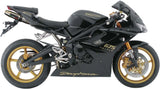 Catalytic Exhaust Tip With Sound Certification Deeptone Stainless Steel - Gpr Compatible With Triumph Daytona 675 (2006-2008)