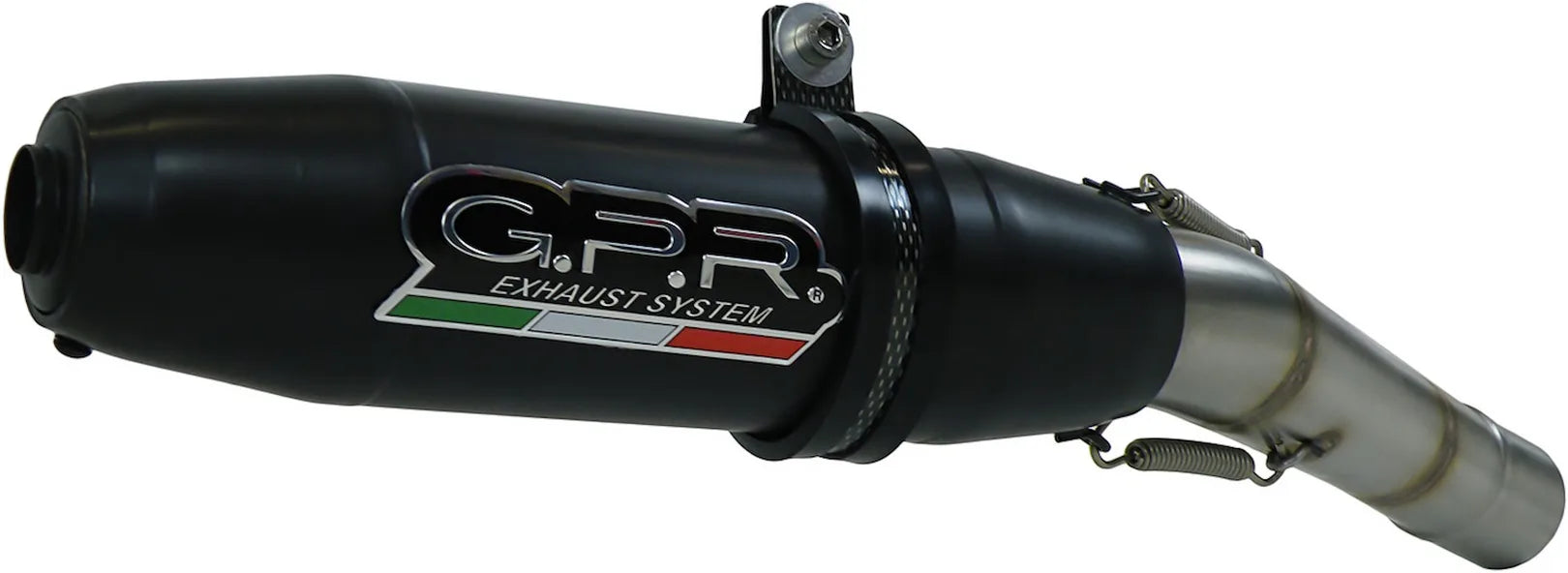 Complete Exhaust System Without Catalytic Converter And Without Sound Certification Furore Aluminium Black - Gpr Compatible With Kawasaki Z 650 (2017-2020)