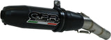 Complete Catalytic Exhaust System With Sound Certification Deeptone Black Stainless Steel - Gpr Compatible With Zontes Zt 310 R (2018-2020)
