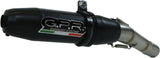 Complete Catalytic Exhaust System With Sound Certification Deeptone Black Stainless Steel - Gpr Compatible With Zontes Zt 310 R (2018-2020)