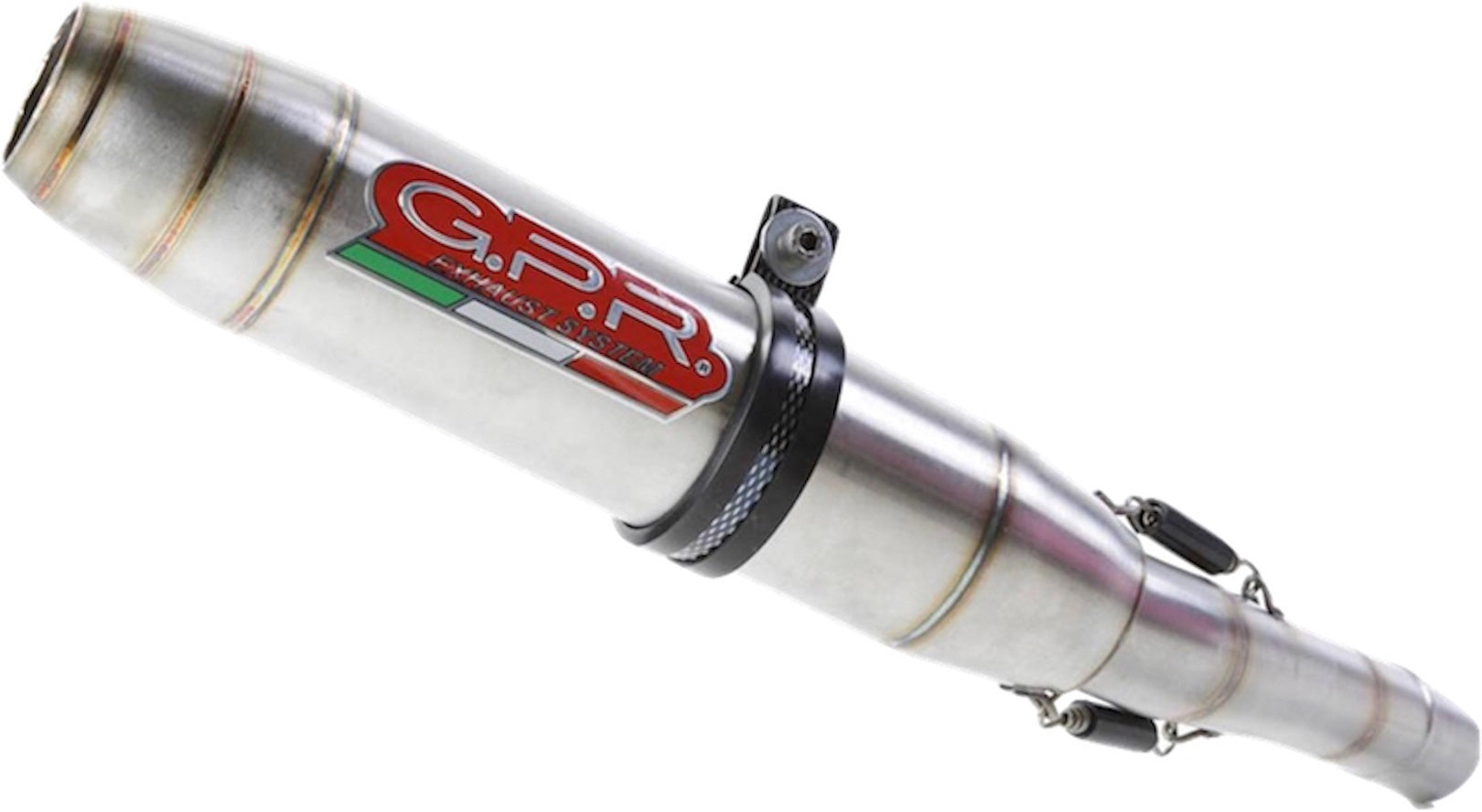 Complete Non-Catalytic Exhaust System With Sound Certification Deeptone Atv Stainless Steel - Gpr Compatible With Beeline Bestia 5.5 Supermoto - Offroad (2011-2021)