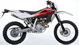 Exhaust Tip With Noise Certification Deeptone Stainless Steel - Gpr Compatible With Husqvarna Te 125 4T (2010-2013)