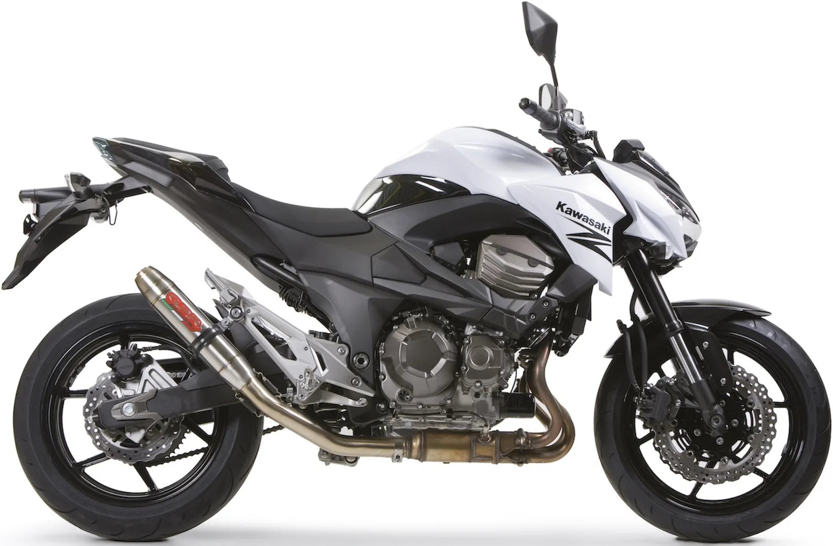 Exhaust Tip With Noise Certification Deeptone Stainless Steel - Gpr Compatible With Kawasaki Z 800 E (2013-2016)