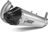 Catalytic Exhaust Tip With Sound Certification Delta Race Steel Black Carbon - Mivv Compatible With Ducati Panigale V2 (2020-2024)