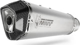 Complete Non-Catalytic Exhaust System With Sound Certification Delta Race Stainless Steel Carbon - Mivv Compatible With Honda Cbr 650 R (2019-2023)