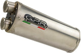 Complete Catalytic Exhaust System With Sound Certification Dual Stainless Steel - Gpr Compatible With Yamaha T-Max 560 (2022-2023)