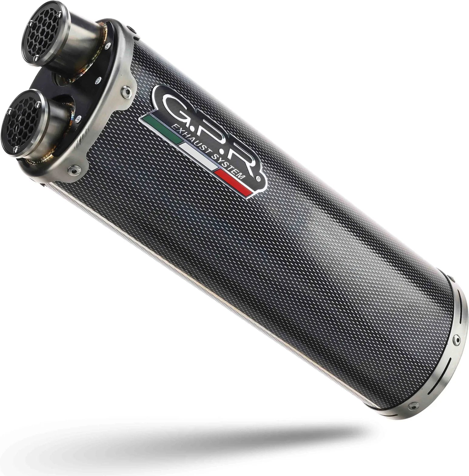 Complete Catalytic Exhaust System With Sound Certification Dual Carbon Look - Gpr Compatible With Voge Valico 650 Dsx (2021-2023)