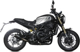 Uncatalysed Exhaust System Without Sound Certification Mk3 Carbon - Mivv Compatible With Benelli Leoncino 800 (2022-2024)