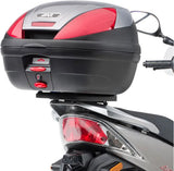 Monolock Simply Iv Black Top Case - 45 Lt Simply Iv Technopolymer - Givi Compatible With Kymco Agility 50 - 125 - 150 R16+ (2008-2013)