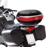 Monokey Trekker Dolomiti Black Aluminium Top Case - 46 Lt Trekker Dolomiti Aluminium - Givi Compatible With Bmw R 1200 Rt (2005-2013)