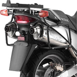 Monokey Trekker Dolomiti Black Aluminium Top Case - 46 Lt Trekker Dolomiti Aluminium - Givi Compatible With Honda Xl 1000 V Varadero - Abs (2003-2006)