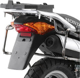 Monokey Trekker Dolomiti Black Aluminium Top Case - 46 Lt Trekker Dolomiti Aluminium - Givi Compatible With Honda Xl 125 V Varadero (2001-2006)