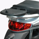 Monolock Riviera Black Tech Top Case - 46 Lt Riviera Technopolymer - Givi Compatible With Piaggio Beverly Tourer 300 - 400 (2008-2010)