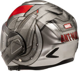 Flip-Up Motorcycle Helmet Hjc F100 Advanced Fiberglass Composite Mc1 Antman Marvel Size 09 L