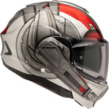 Flip-Up Motorcycle Helmet Hjc F100 Advanced Fiberglass Composite Mc1 Antman Marvel Size 11 Xxl