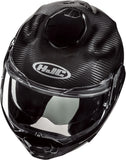Flip-Up Motorcycle Helmet Hjc F100 Carbon Carbon Fiber Black Size 09 L