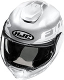 Flip-Up Motorcycle Helmet Hjc F100 Advanced Fiberglass Composite Mc10 Hetal Size 09 L
