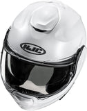 Flip-Up Motorcycle Helmet Hjc F100 Advanced Fiberglass Composite Pearl White Size 07 S