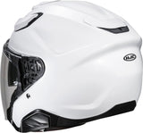 Urban Motorcycle Helmet Hjc F31 Advanced Fiberglass Pearl White Size 10 Xl