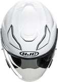 Urban Motorcycle Helmet Hjc F31 Advanced Fiberglass Pearl White Size 07 S
