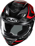 Full-Face Motorcycle Helmet Hjc F71 Carbon Carbon Fiber Mc1 Nevio Size 06 Xs