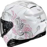 Full-Face Motorcycle Helmet Hjc F71 Advanced Fiberglass Mc8 Eliz Size 06 Xs