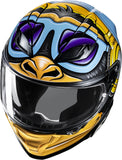 Full-Face Motorcycle Helmet Hjc F71 Advanced Fiberglass Mc23 Monkey Dj Size 08 M