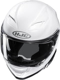 Full-Face Motorcycle Helmet Hjc F71 Advanced Fiberglass Pearl White Size 09 L