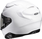 Full-Face Motorcycle Helmet Hjc F71 Advanced Fiberglass Pearl White Size 06 Xs