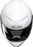 Full-Face Motorcycle Helmet Hjc F71 Advanced Fiberglass Pearl White Size 09 L