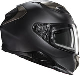 Full-Face Motorcycle Helmet Hjc F71 Advanced Fiberglass Semi Flat Black Titanium Size 08 M