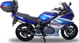 Exhaust Tip With Noise Certification Furore Aluminium Black - Gpr Compatible With Suzuki Gs 500 E - F (1989-2007)