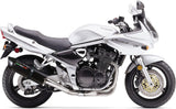 Exhaust Tip With Noise Certification Furore Aluminium Black - Gpr Compatible With Suzuki Gsf 1200 Bandit - S (1997-2004)