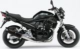 Catalytic Exhaust Tip With Sound Certification Furore Aluminium Black - Gpr Compatible With Suzuki Gsf 650 Bandit - S (2005-2006)