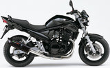Catalytic Exhaust Tip With Sound Certification Furore Aluminium Black - Gpr Compatible With Suzuki Gsf 650 Bandit - S (2005-2006)