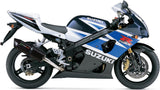 Exhaust Tip With Noise Certification Furore Aluminium Black - Gpr Compatible With Suzuki Gsx-R 1000 (2001-2002)