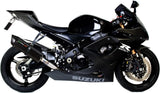 Exhaust Tip With Noise Certification Furore Aluminium Black - Gpr Compatible With Suzuki Gsx-R 1000 K5 (2005-2006)