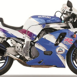 Exhaust Tip With Noise Certification Furore Aluminium Black - Gpr Compatible With Suzuki Gsx-R 750 (1992-1995)